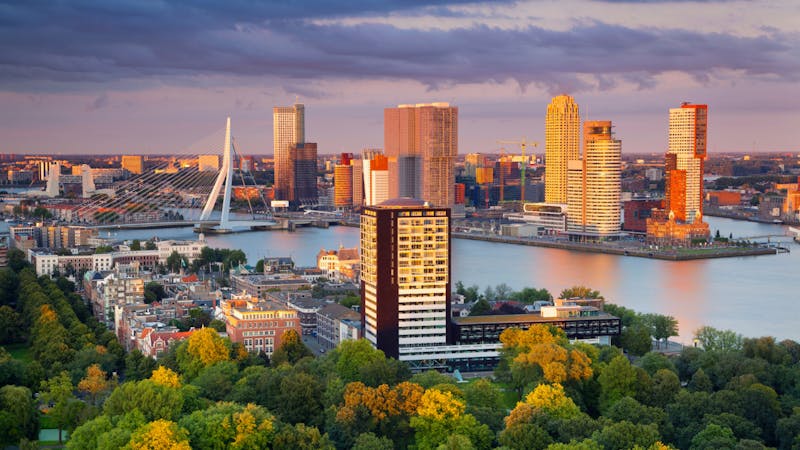 Rotterdam, Netherlands. Image Credit: Rudy Balasko, Getty Images via Canva.