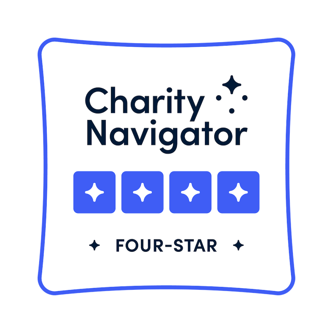 Four-Star Charity rated by Charity Navigator.